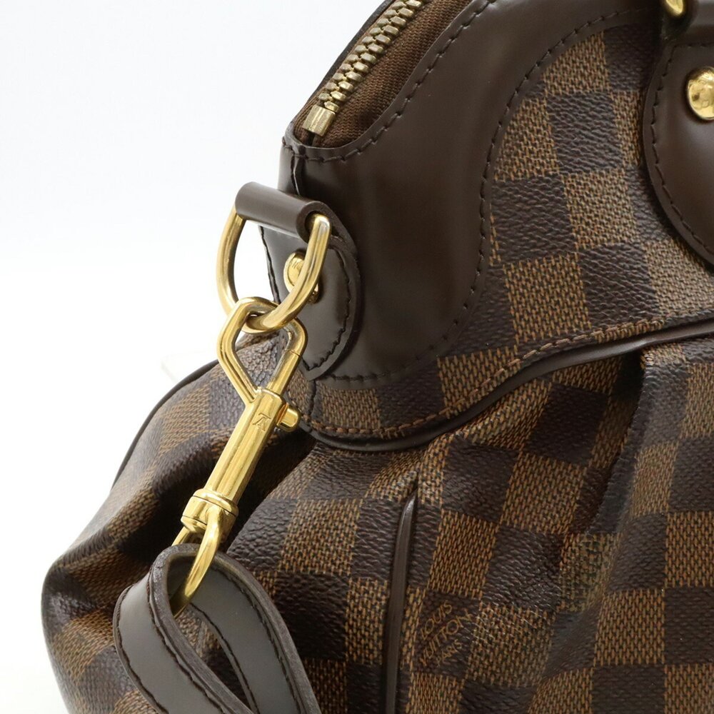 LOUIS VUITTON Authentic Brown Damier Shoulder Bag - Picture 9 of 10